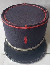 ANCIEN KEPI POMPIER CAPORAL CHEF BIDERMANN TOUR DE TÊTE 57.5