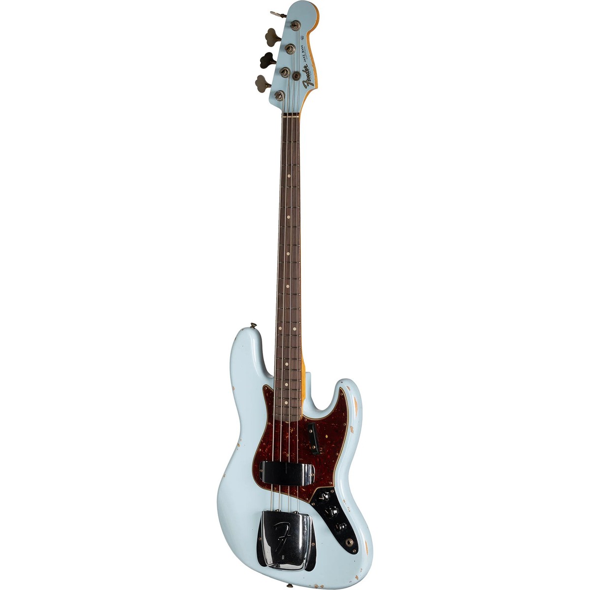 Fender Custom Shop 64 Jazz Bass Guitar Relic with Painted Headcap