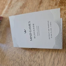 NEW Mind Games Caissa Extrait de Parfum Official Carded Sample 2ml / 0.06 fl oz