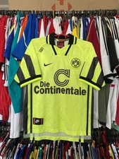 BORUSSIA DORTMUND 1996 1998 HOME FOOTBALL SHIRT SOCCER JERSEY NIKE sz S MEN VINT