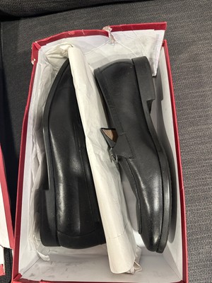 Salvatore Ferragamo Ree Men\'s Gancini Buckle Slip-on Shoes, Size 9- Black FERRAGAMO Ottone Gancini Leather Mule Loafers | Saks Fifth  main image 4