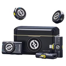 Hollyland Lark M2 Wireless Lavalier Recording Microphone for Smartphone Camera