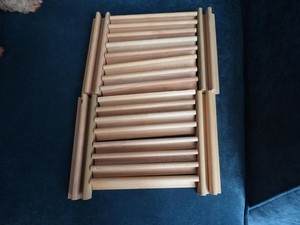 24 SCRABBLE WOOD TILE HOLDER TRAYS FOR REPLACEMENT, ARTS & CRAFTS EC