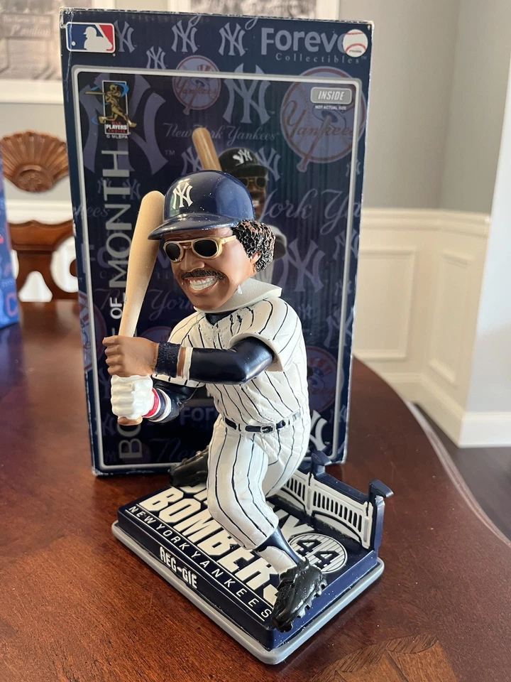 New York Yankees Reggie Jackson Bobblehead del Mes 10 Pulgadas 2015 MLB Foto 4 de 4