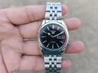 Vintage SEIKO 5 Racer Automatic 7S26 Day-Date Men's Japanese Wristwatch 35mm