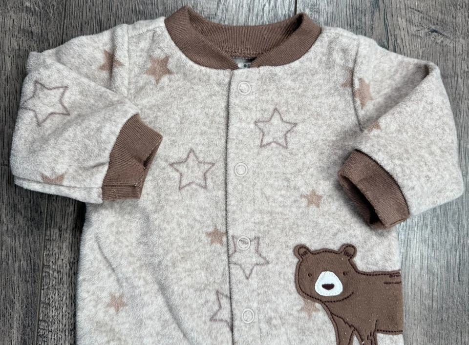 Ropa para bebé niño niño Mine Carter's recién nacido marrón polar oso patas conjunto Foto 2 de 3