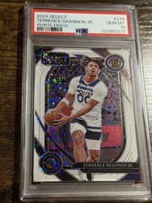 TERRENCE SHANNON JR 2024 Select White Disco Prizm /75 #278 Courtside PSA 10