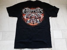 Czarna koszulka Choppers Inc Billy Lane East Coast King Pin czerwone kości 2003. Medium