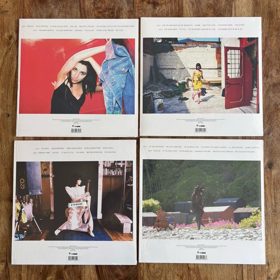 PJ HARVEY - STORIES / UH HUH / WHITE CHALK / LET ENGLAND  NEW VINYL LP X 4 /180G - Image 2 of 4