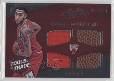 2016 Absolute Tools of the Trade Rookie Materials Quad /125 Denzel Valentine 1u6