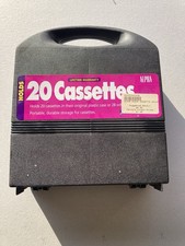 Vintage Cassette Tape Storage Case Totes Alpha Soho Collection Lot
