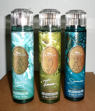 DISNEY PRINCESS Fragrance Mist 8 oz CHOOSE - Ariel Jasmine Tiana Bath Body Works