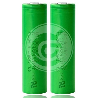 2-Pack Murata VTC6 Battery 3000mah CDR 20A | Sony Rechargeable Batteries