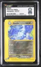 2003 POKEMON AQUAPOLIS #35 STEELIX CGC WORLD RECORD SLAB 1/1 on eBay