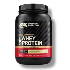 Optimum Nutrition Gold Standard Whey Protein, Vanilla Ice Cream, 22 Servings