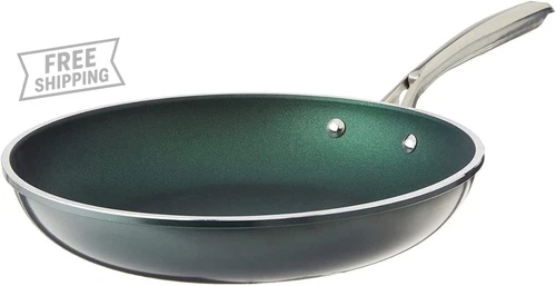 Granite Stone Coated Nonstick Frying Pan - 10 Inch Emerald Nonstick Skillets, F