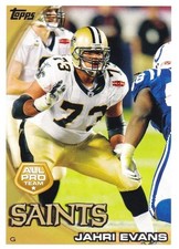 2010 Topps #319 Jahri Evans NM-MT Saints AP ID:81359