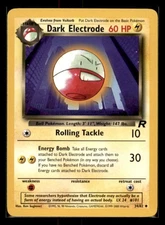 Dark Electrode Team Rocket Lightly played