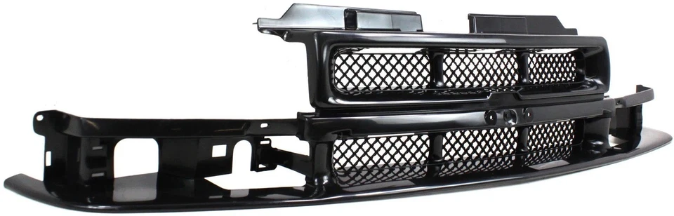 For 1998-2004 New Front Black Grille Fits Chevrolet Blazer Plastic GM1200507 - Imagem 4 de 4