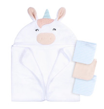 Gerber Unicorn Towel  Washcloth 4 Piece Set