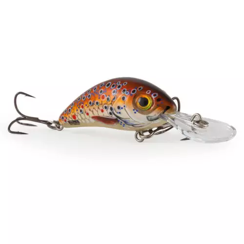 Salmo Rattlin Hornet Wobbler Holo Brown Trout HBT Artificial Bait Swimming