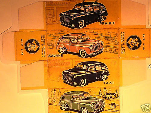 NOREV RENAULT F4 publicité Hoover aspirateur jouet ancien époque CIJ