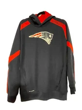 NFL Team Apparel NE Patriot’s Tek Warm Hooded Pullover Youth Sz Xlarge 18 NFL 