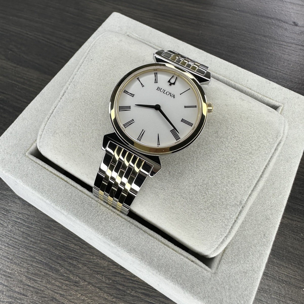 New BULOVA REGATTA WHITE DIAL WOMEN’S WATCH 98L264 NEW✓CLOSEOUT✓Bulova Regatta Women Two-Tone Bracelet White  main image 2