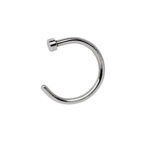 3er Set FARBE / MIX NASENRING METALLIC HOOP HUFEISEN 6 Mm