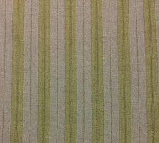 DESIGNER STRIPE NATURAL COTTON FURNITURE CUSHION FABRIC BY THE YARD 54"W