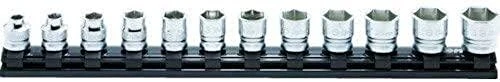 Koken Z-EAL 3/8 9.5mm SQ. Hexagonal socket rail set 12 pieces RS3400MZ/12