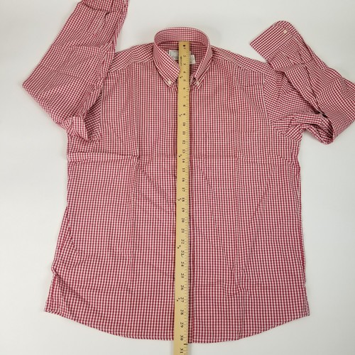 New Carroll & Co Shirt Men's Medium Check Lightweight Button Down Cotton - Picture 7 of 9
