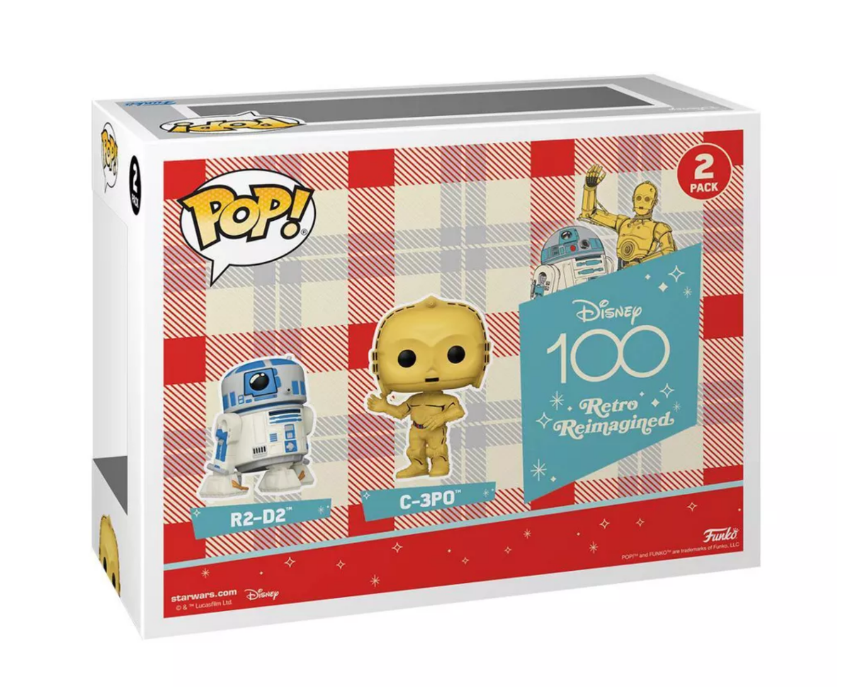 Funko Pop - R2D2 & C3PO 2-Pack Disney 100 Retro Star Wars | eBay