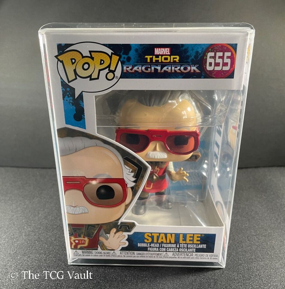 Funko Pop! Iconos - Stan Lee - Thor: Ragnarok - #377 - Con Protector
