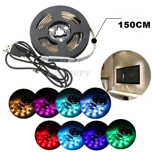 USB 5050 RGB LED STRISCIA LUCE FOR NOTEBOOK+CONTROLLER IMPERMEABILE STRIP - Foto 4 di 5