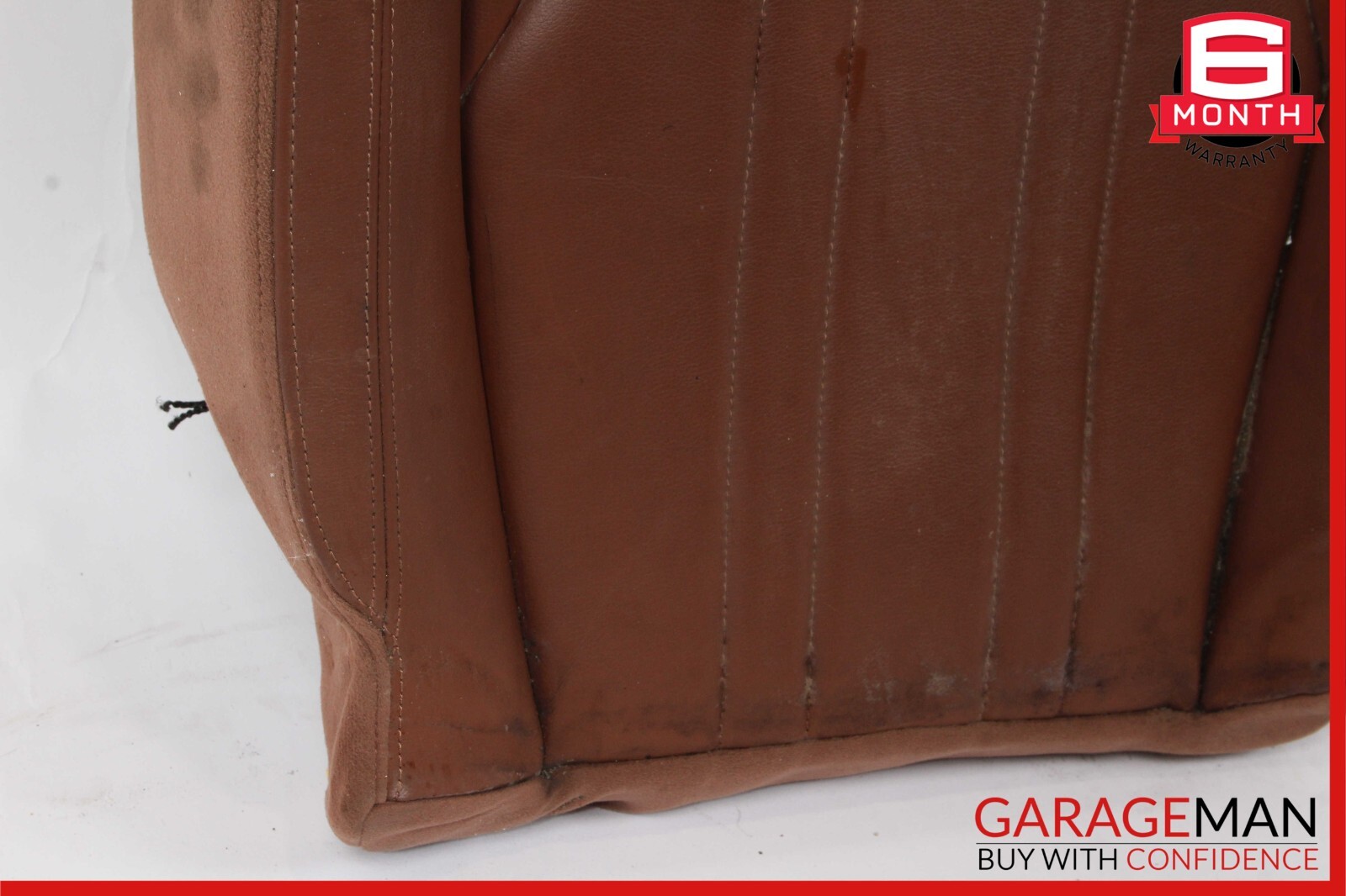 14-17 Maserati Ghibli M157 Front Right Lower Bottom Seat Cushion Cover Brown OEM