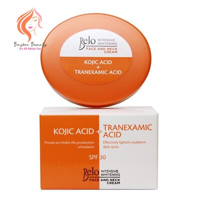 Belo Face & Neck Cream Kojic Acid + Tranexamic Acid, 50g