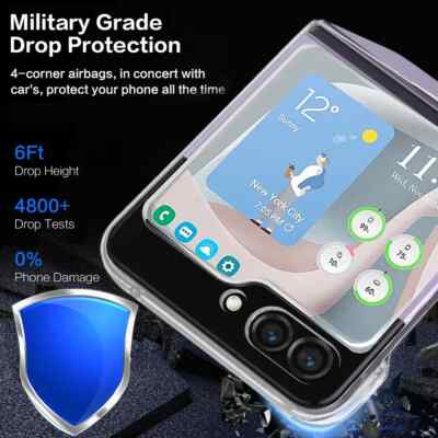 Case For Samsung Galaxy Z Flip 5 - Hard PC Bumper Back Phone Cover