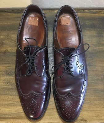 Allen Edmonds Men\'s Concord Wing Tip Dress Shoes Burgundy Size‎ 10.5 E 5177 Allen Edmonds Concord Wing Tip Dress Shoes Burgundy Size 13  main image 3