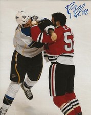 Brandon Bollig signed Chicago Blackhawks 8x10 photo autographed Hawks #1