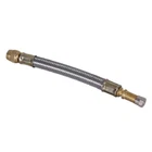 Flexible Rubber Tyre Valve Extension Reinforced Steel Braided 210mm Trucks Bus