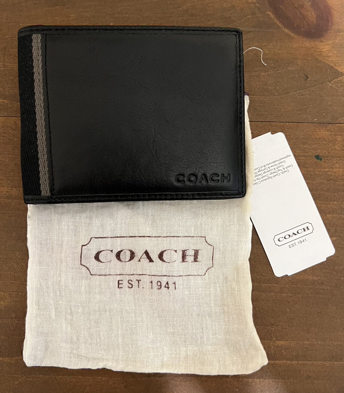 Coach Heritage Men’s Leather Passcase ID Wallet F74388 eBay