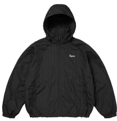 Supreme Reflective Pinstripe Track Jacket M - Black FW24 | eBay 