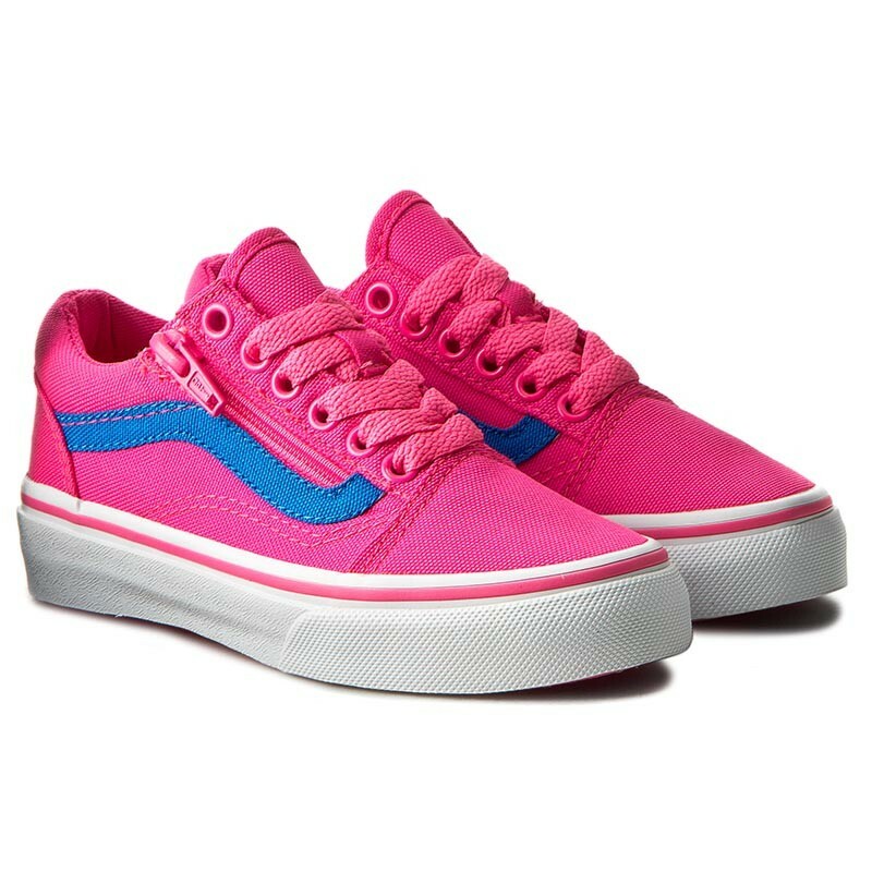 vans old skool pink and blue