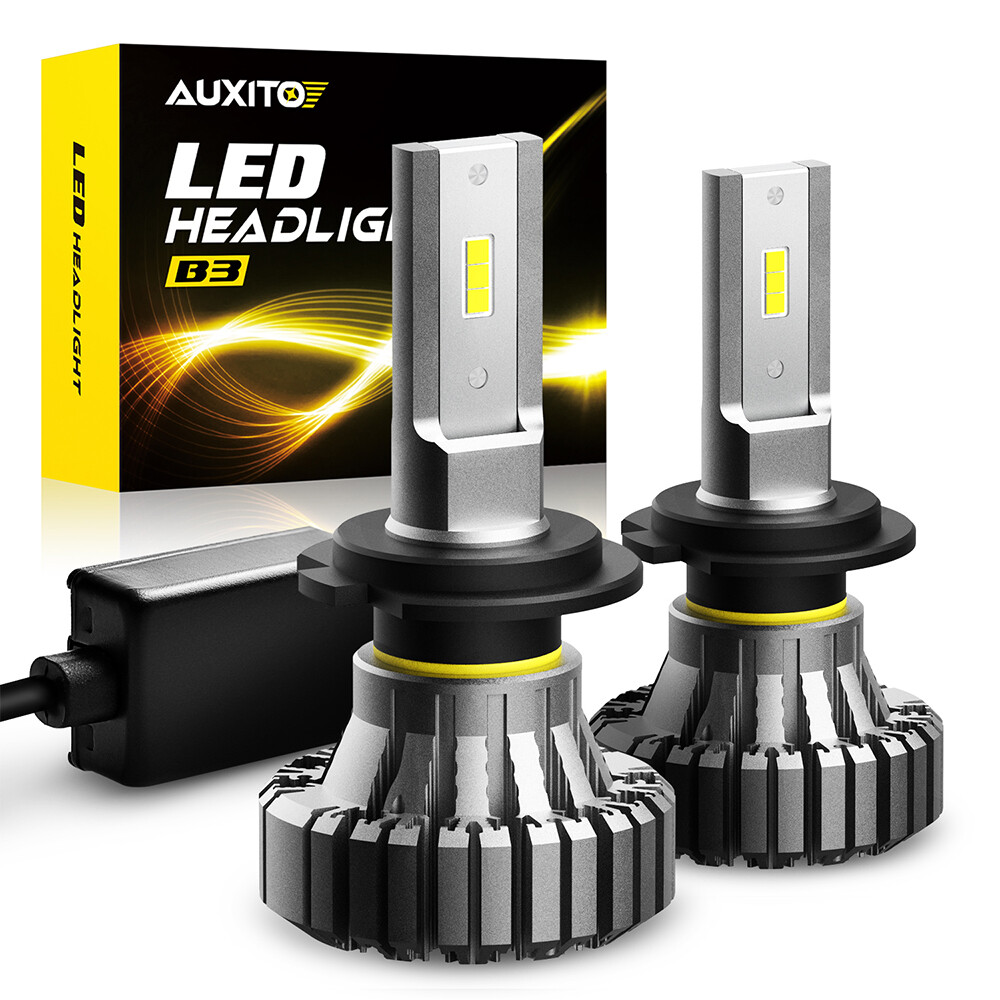 AUXITO H7 LED Headlight Bulbs High Low Beam Super White CANBUS ERROR FREE