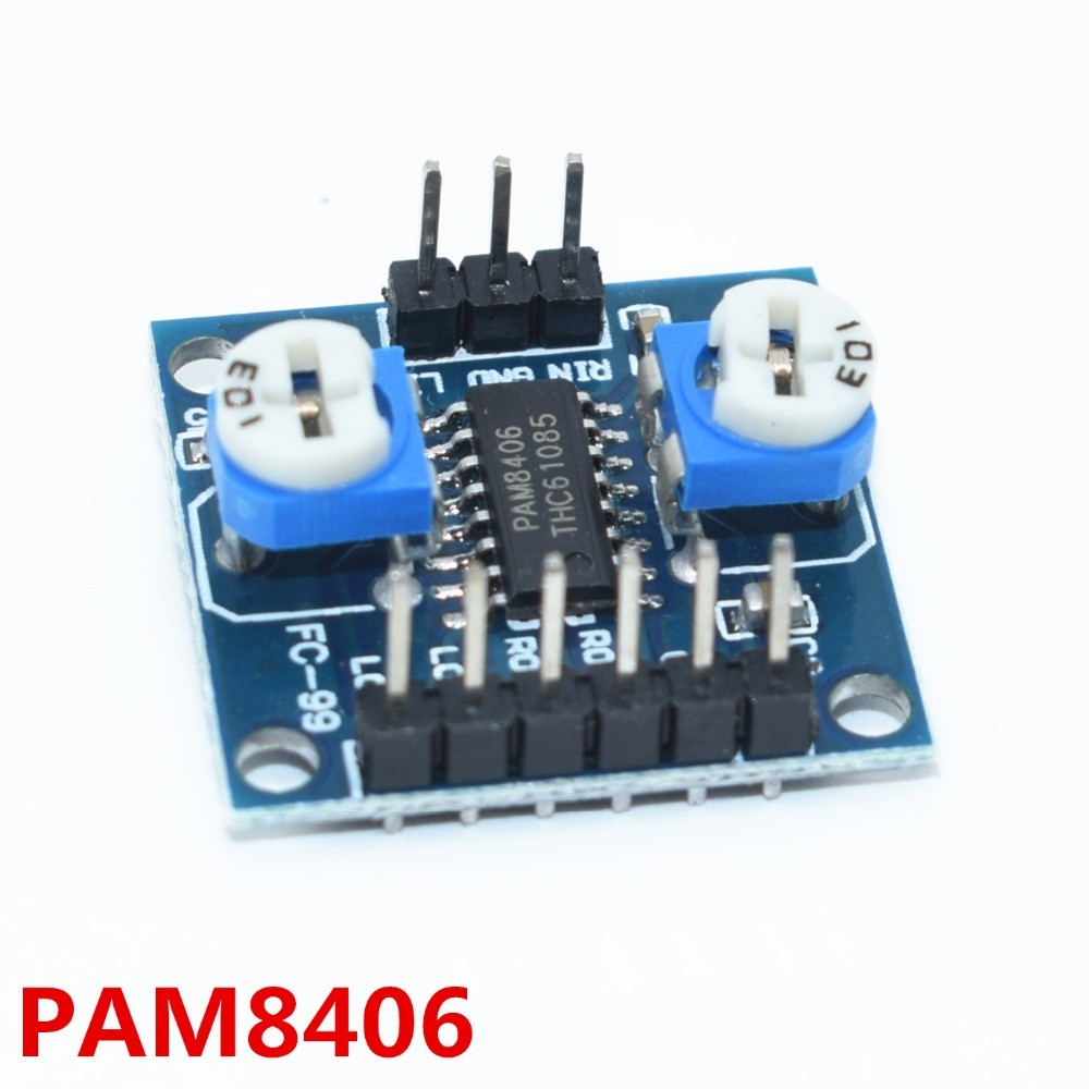 Aihasd 3PCS 5W x 2 Stereo PAM8406 Digitale versterker Board met