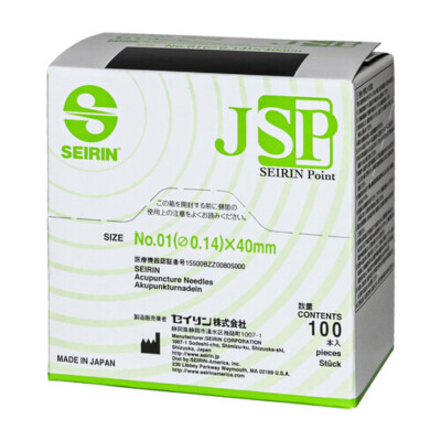 SEIRIN Acupuncture JSP type Various Size 100 pieces needles from Japan