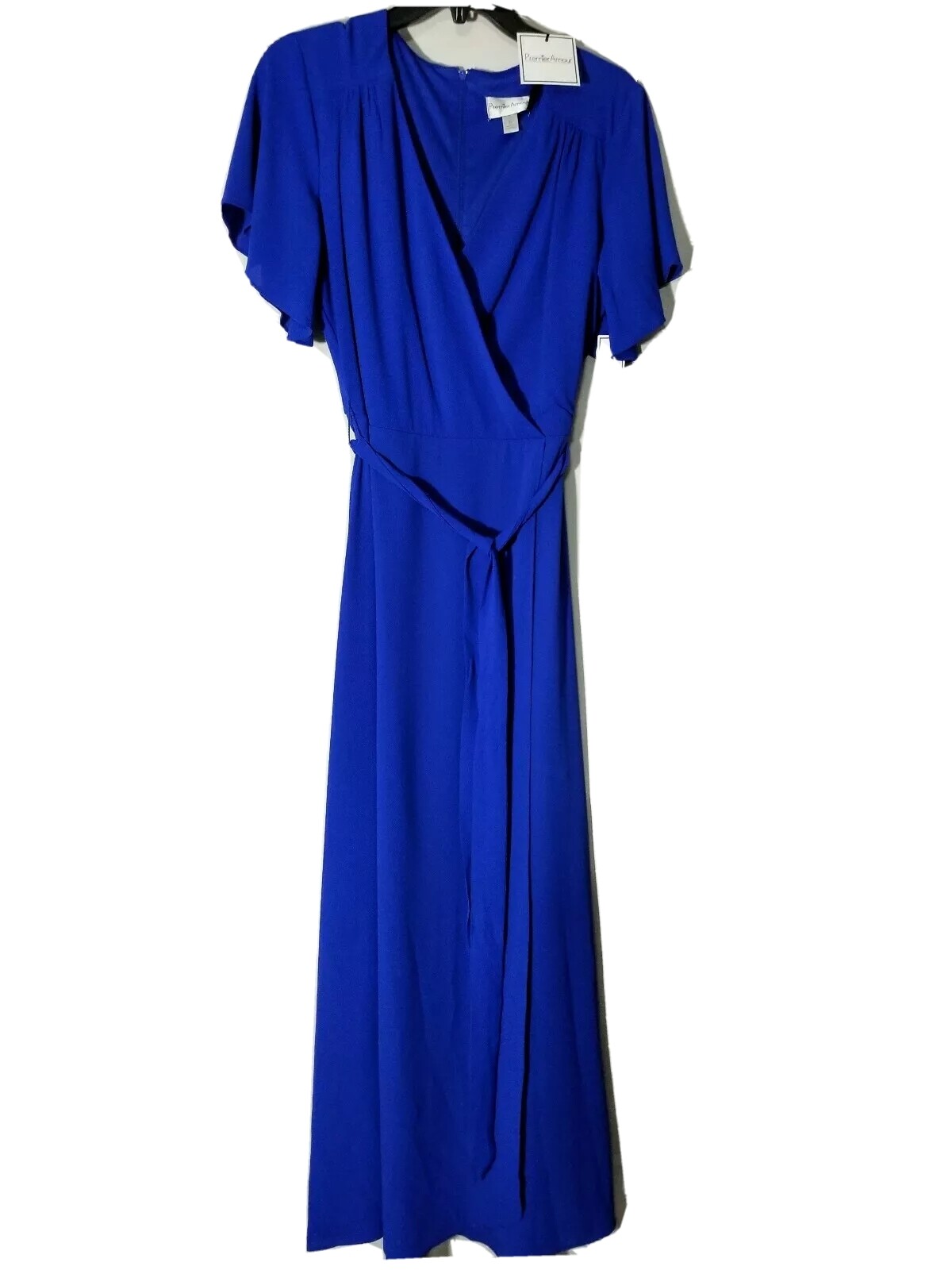 Premier Amour Short Sleeve Maxi Dress 