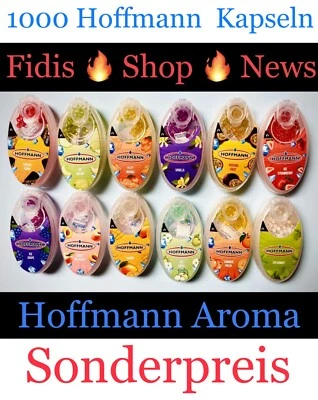 1000 Hoffmann Kapseln Kugeln Aromaking Pops klick Filter Ball w Aroma King