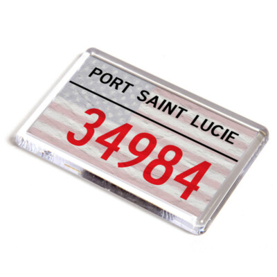 FRIDGE MAGNET - Port Saint Lucie, 34984 - US Zip Code | eBay UK